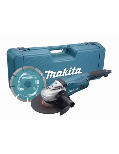 AMOLADORA GA9020RKD 2200W + DISCO DIAMANTE + MALETA