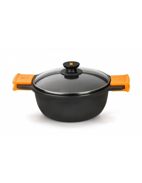 CACEROLA ALTA EFFICIENT C/ TAPA ALUM. FUND. INDUC. 28 CM