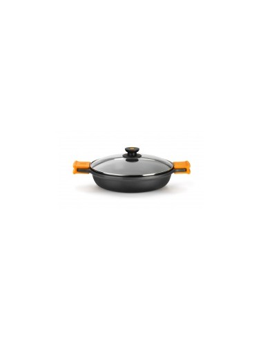 CACEROLA BAJA EFFICIENT C/ TAPA ALUM. FUND. INDUC. 30 CM