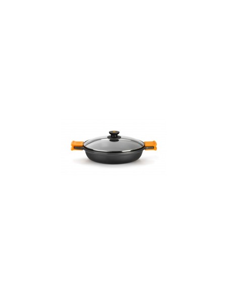 CACEROLA BAJA EFFICIENT C/ TAPA ALUM. FUND. INDUC. 36 CM