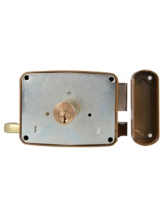 CERRADURA SOBREP. MOD. 72U 120 IZQ ESMALTADO ORO 22567 2