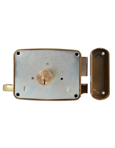 CERRADURA SOBREP. MOD. 72U 120 IZQ ESMALTADO ORO 22567