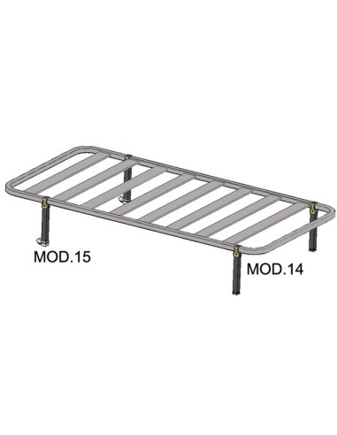 PATA SOMIER MOD. 14 S/ RUEDA 30 X 250 MM 12189