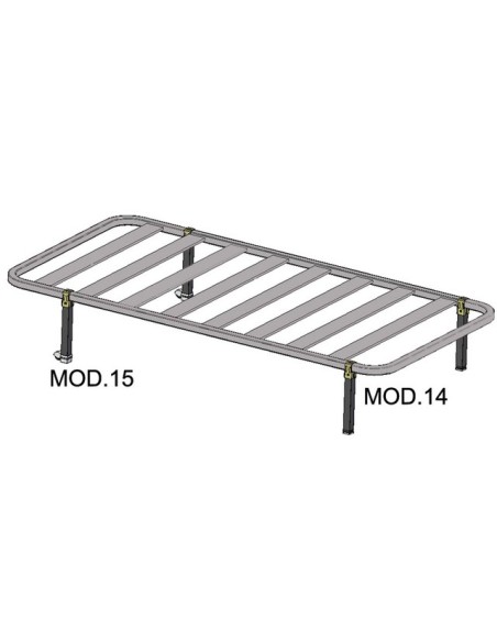 PATA SOMIER MOD. 14 S/ RUEDA 30 X 250 MM 12189