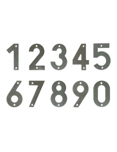 NUMERO - 4 - 10CM INOX (6772)