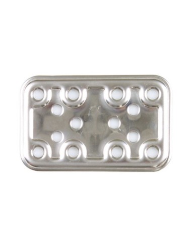 PLACA MOD. 500 - 160X50 A. INOX 12157