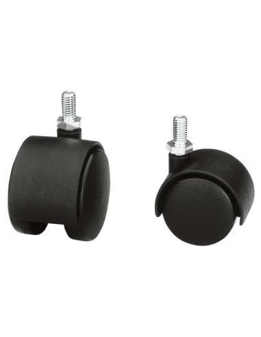 RUEDA GIRATORIA MOD. 1501-40 NYLON NEGRO 6200