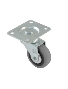 RUEDA GIRATORIA MOD. 2502-60 GOMA GRIS 6726