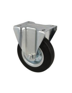 RUEDA FIJA MOD. 2526- 80 GOMA NEGRA 22379