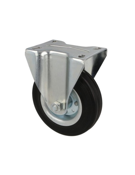RUEDA FIJA MOD. 2526-125 GOMA NEGRA 23943