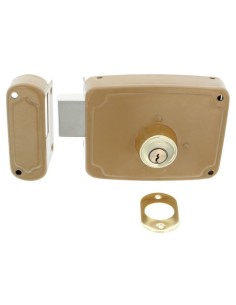 CERRADURA SOBREP. MOD. 72PU 120 IZQ ESMALTADO ORO 23314 2
