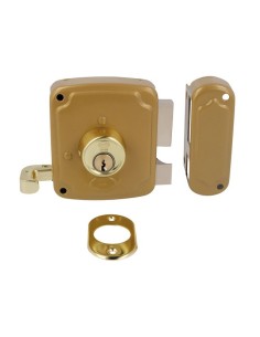 CERRADURA SOBREP. MOD. 72U  80 IZQ ESMALTADO ORO 22563