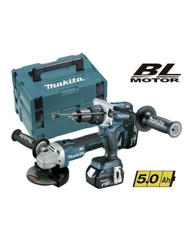 COMBO DLX2130TJ2 DGA504Z + DHP481 18V 5Ah 2 BAT LI