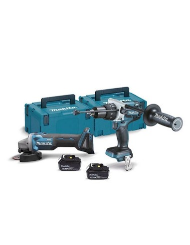 COMBO DLX2130TJ2 DGA504Z + DHP481 18V 5Ah 2 BAT LI