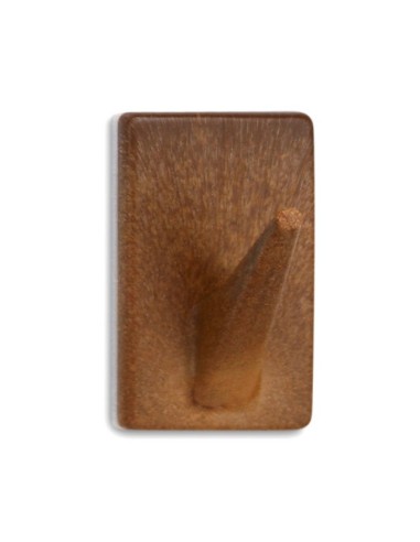 COLGADOR ADHESIVO 2075-9 MADERA - 4UD