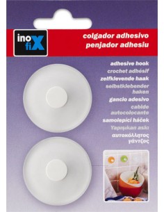 COLGADOR ADHESIVO 2311 BLANCO (2 UD) 2