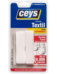 CREMALLERA TEXTIL BLANCA 501106