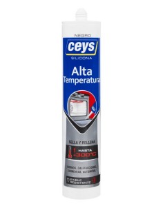 SILICONA ALTA TEMPERATURA NEGRO CART. 506038