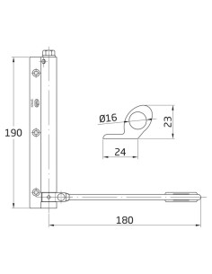 MUELLE BRAZO ALUMINIO 200 ORO 17465 2