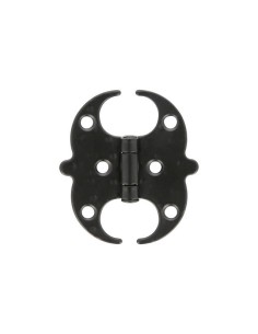 BISAGRA MOD. 553 NEGRO MATE 60 X 60 X 1,5 MM 6130