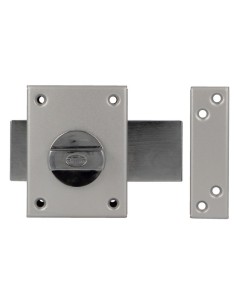 CERRADURA MOD. 85 ESMALTADO PLATA 15891