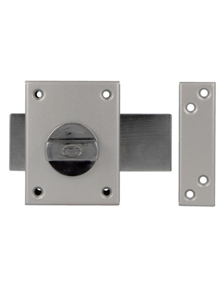 CERRADURA MOD. 85 ESMALTADO PLATA 15891