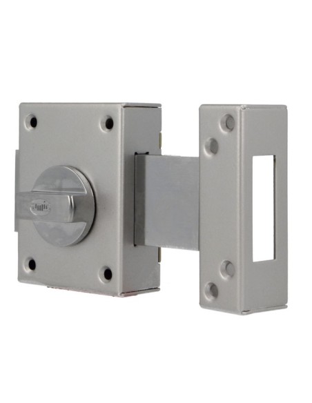CERRADURA MOD. 85 ESMALTADO PLATA 15891