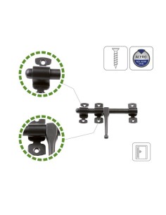 PASADOR MOD. 584 NEGRO MATE 120 MM 10616 2