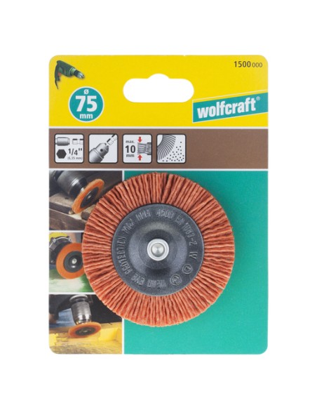 CEPILLO CIRCULAR NYLON ESPIGA 6 MM  75 MM 15000000
