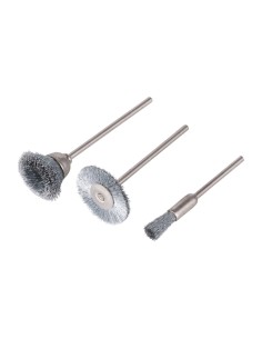 CEPILLO MINI VASTAGO 2,3 MM 10 - 25 MM 3 UDS 2114000