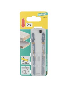 HOJA SIERRA DE CALAR DOBLE DENTADO 75MM 2 UDS 3546000 2