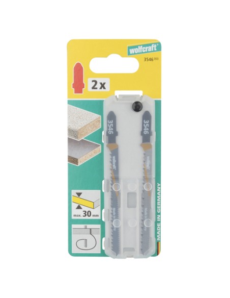 HOJA SIERRA DE CALAR DOBLE DENTADO 75MM 2 UDS 3546000