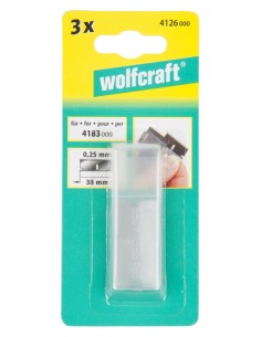 CUCHILLA RECAMBIO P/ 4183000 3 UDS 4126000 2