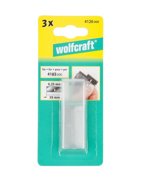 CUCHILLA RECAMBIO P/ 4183000 3 UDS 4126000
