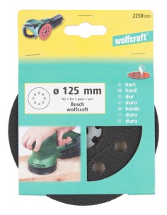 PLATO DE VELCRO PARA LIJADORA EXCENTRICA 125 MM 2258000 2