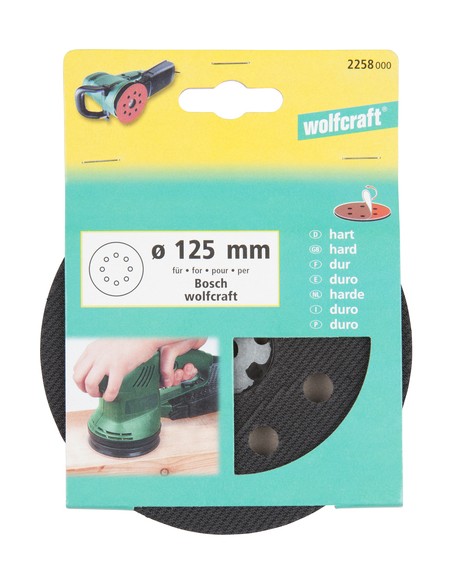 PLATO DE VELCRO PARA LIJADORA EXCENTRICA 125 MM 2258000