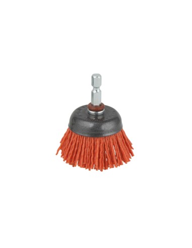 CEPILLO COPA NYLON ESPIGA 6 MM-65 MM 1506000