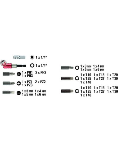 JUEGO PUNTAS BI-BOX 32 PIEZAS KX 49118490