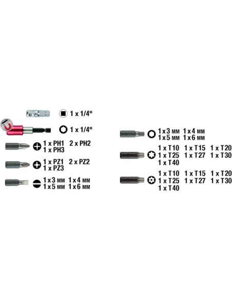 JUEGO PUNTAS BI-BOX 32 PIEZAS KX 49118490