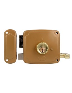 CERRADURA SOBREP. MOD. 72U 100 IZQ ESMALTADO ORO 22565