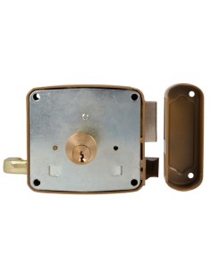 CERRADURA SOBREP. MOD. 72U 100 IZQ ESMALTADO ORO 22565 2