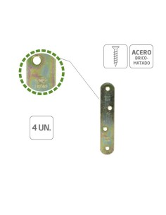PLACA RECTA MOD. 2 BICRO. 100 MM