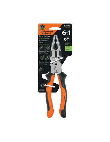 ALICATE MULTIUSOS ELECTRICICISTA 22 CM 103012
