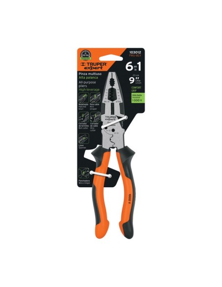 ALICATE MULTIUSOS ELECTRICICISTA 22 CM 103012