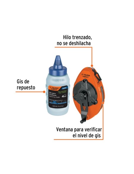 TIRALINEAS METALICO 30 MT 18579