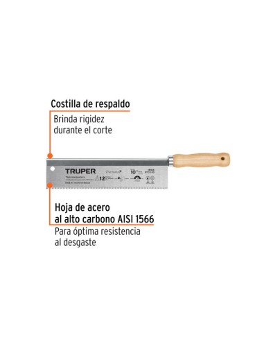 SERRUCHO EBANISTA 250 MM 18164