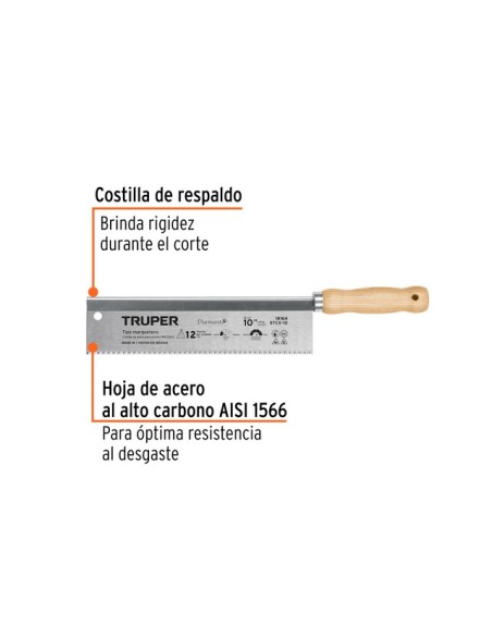 SERRUCHO EBANISTA 250 MM 18164