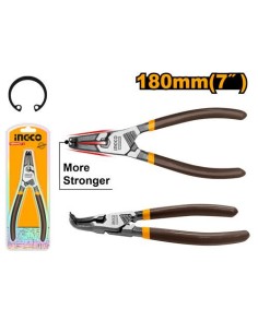 ALICATE PARA ARANDELAS PRESION INTERIOR ACODADO 7" 0782