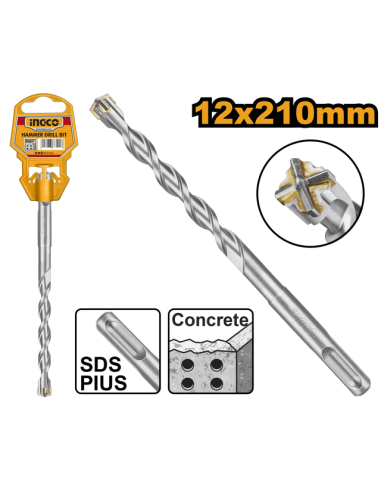 BROCA WIDIA 4 PUNTAS 12 X 210 mm SDS-PUS 1237