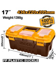 CAJA HERRAMIENTAS PLASTICO 436x220x205mm 17" PBX1701 0889